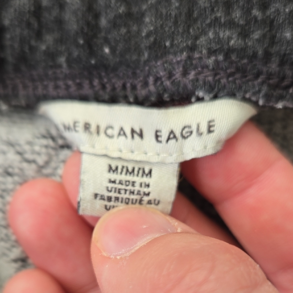 American Eagle Outfitters Kids Dark Gray Joggers - Picture 2 of 5